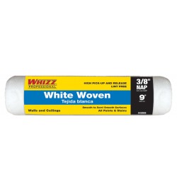 42909 - 9" X 3/8" WHITE WOVEN CAGE ROLLER (1PK)