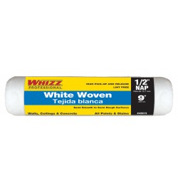 42913 - 9" X 1/2" WHITE WOVEN CAGE ROLLER (1PK)